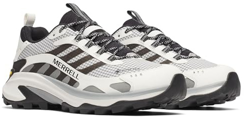 Merrell Men's Moab Speed 2 GTX Sneaker, Black White, 9 UK