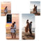 Sunrive Personalised Custom PU Leather Phone Case compatible with TCL 40 NXTPAPER 4G/TCL 50 SE,Customised Cover with your own photo,image,Picture,or text Make Your Own Case + Phone Lanyard