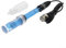 PH Elektroden-Sonde, 0-14PH Sonde Elektrode pH Meter Sonde Ersatz Sensor für Aquarium Labor (wiederaufladbar)
