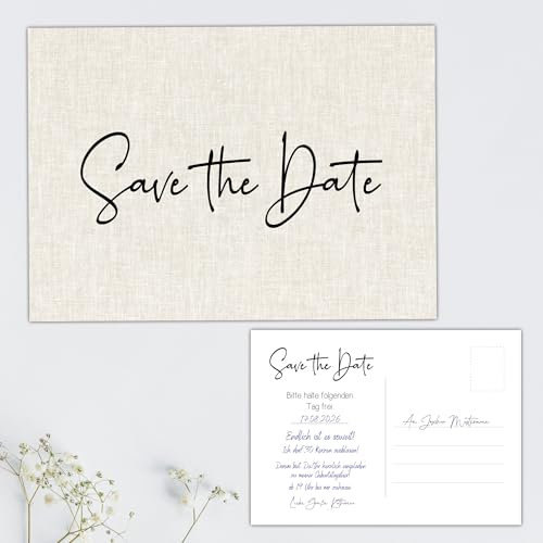 Eummelchen 25 Save the Date Karten zur Hochzeit Einladungskarten Geburtstag Einladung Ankündigung Taufe Silberhochzeit Jugendweihe Jubiläum Partyeinladung