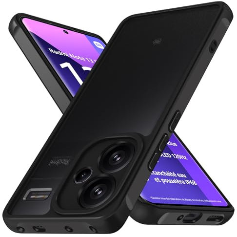 iVoler Cover Opaca per Xiaomi Redmi Note 13 Pro Plus 5G (Non per Redmi Note 13 Pro 5G), [Antiurto di Grado Militare] Custodia Traslucida Posteriore Ultra Sottile Anti-Impronte Protettiva Case