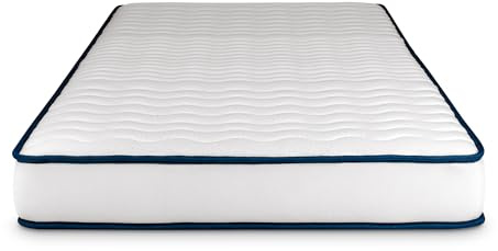 Naturalex - Promo Perfect Dream - Matratze 90x200 cm - Höhe 15 cm | Kaltschaummatratze - Härtegrad H2 - Öko-Tex Zertifiziert - Latex Blue 7 Zonen Matratze - Made in EU
