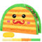 Wernnsai Taco Piñata – Mexikanische Fiesta Geburtstags Party Dekoration Mexiko Karneval Taco Pinata mit Augenmaske und Stab Cinco de Mayo Feier Zubehör Mexiko Bar Dekor Spiele