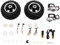 ROMYIX Air Wheel Conversion Kit,10 inch Wheel,24V 250W Electric Wheelbarrow Scooter Gear Hub Motor, load-bearing capacity 440.92lbs, for Bike Barrow Beach Trolley Cart Small go-karts Scooters