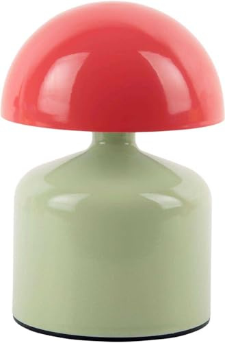 Leitmotiv Table lamp Funky Impetu Soft Green w. Scarlet red