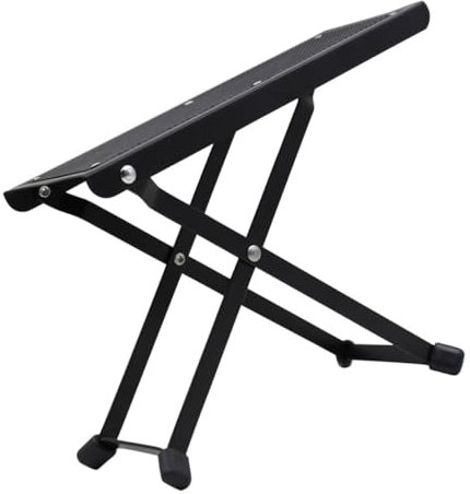 Toyvian Fußhocker Für Gitarristen Gitarren-fußstütze Höhenverstellbar Gitarrenzubehör Faltbarer Gitarrenhocker Robustes Material Komfortabel Für Üben Und Bühnenauftritte