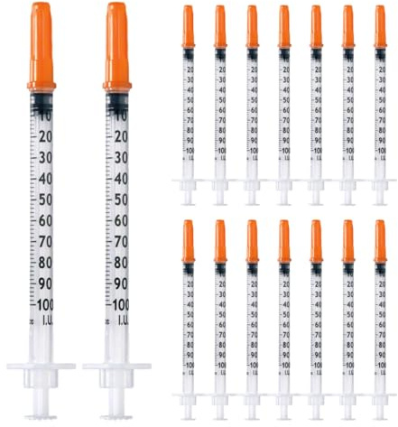 Pack of 10pcs 1ml/cc Plastic Tube 27G (0.4 x 12.7mm) Multipurpose Measuring Tools Individually Packed (27G 1/2)