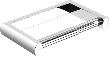 SAYAYO Chrome Toilet Roll Holder Wall Mounted, Spring Loaded Design