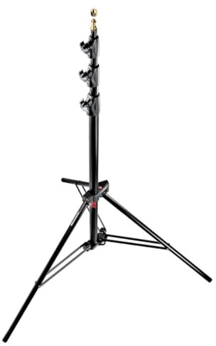 Manfrotto 1004BAC-3 Tripod - 3 kg, Aluminium, Black