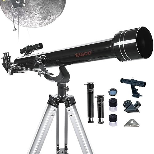 Tasco Novice Refractor 30060800 Teleskop 60 mm x 800 mm, schwarz