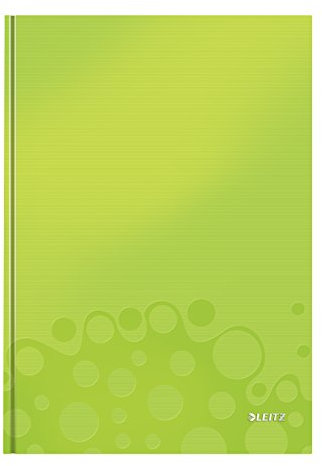 Leitz 46251064 Notizbuch WOW, A4, liniert, grün metallic