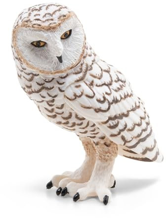 Papo -Handbemalt - Figuren -Wildtiere Der Welt-Schnee-Eule-50167-Sammelbar-Für Kinder - Geeignet für Jungen und Mädchen - Ab 3 Jahren, Weiß