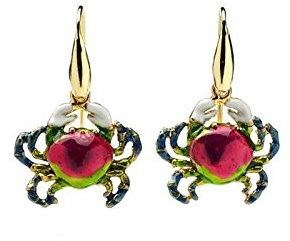 Isola Bella - Ohrringe Krebse Isola Bella aus 925er Silber mit Emaille.