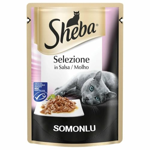 Sheba Essence Filetstreifen mit Lachs 85g