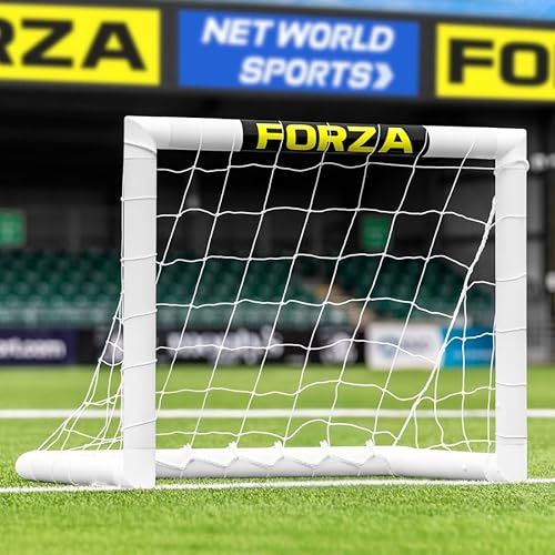 FORZA Mini Target Goals [3ft x 2.5ft | 4ft x 2.5ft] - The World’s #1 Garden Football Goals! | UK-Made, 2 Min Setup, Unbreakable Goalpost - Buy Once, Play Forever!