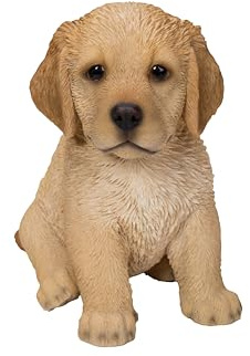 Hi-Line Gift Ltd. Statue Golden Retriever, sitzend, Gelb