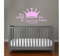MacDecal.de Wandtattoo Wandaufkleber Sticker Hier schläft die Prinzessin des Hauses Kinderzimmer Babyzimmer Home (Rosa)