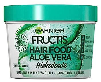 Garnier Fructis Aloe Vera Hair Food 3-in-1 feuchtigkeitsspendende Maske für normales bis trockenes Haar, 390 ml