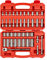 TEKTON Juego de llaves de vaso y trinquete de 6 puntos de 3/8 pulgadas, 42 piezas (6-24 mm) | SKT15201