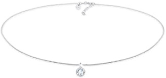 Elli Halskette Elli Halskette Damen Choker Basic Funkelnd mit | Kristall 925 Silber