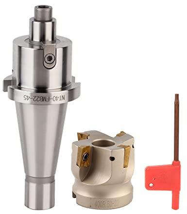 Fresa de extremo indexable NT40-FMB22 Porta mandril de boquilla BAP400R-50-22-4T Fresa de alta precisión APMT1604 Plaquitas de carburo para fresadoras(#1)