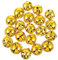 Cabilock Mini Schellen Glocken Zum Basteln: 20 Stücke Weihnachten Glöckchen 30mm Metallglöckchen Weihnachtsbaumschmuck Jingle Bells Traumhandel für Schmuck Handwerk Weihnachtsdeko Golden