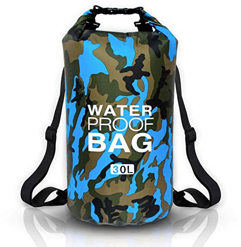 JSRHEEM Sac Étanche, Dry Bag 10L 20L 30L a vec Sangle Réglable, Idéal pour Activités de Plein Air et Sports Aquatiques, Kayak, Rafting, Natation, Bateau Canoeing, Plage