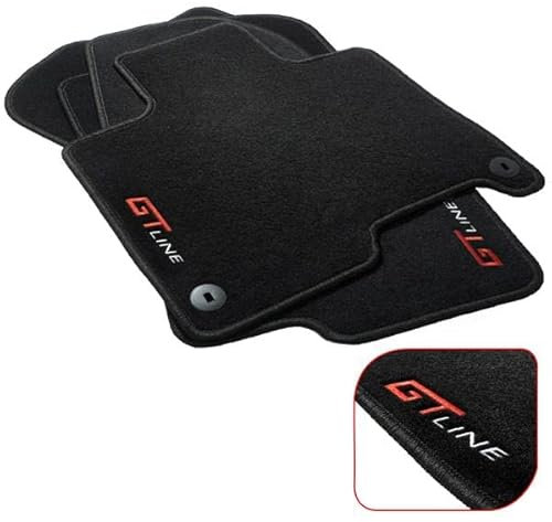 MATSMORE Velours fussmatten Auto Velours-Auto Fußmatten für Auto Velours fussmatten kompatibel mit Haft Volvo V50 2004-2012