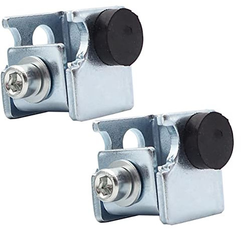 BESTonZON 2St Automatischer Türanschlag Türstopper Automatische Türbeschläge für die Deckenmontage Stoßstangen Stoßstange für Schiebetüren Türgerät Deckentyp flache Strecke