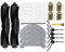 NQILGDOH vacuum cleaner Main Side Brush Filter Mop Dust Bag Accessories. Compatible For Arnagar S8 Pro. Vacuum Clenaer Replacement Spare Parts