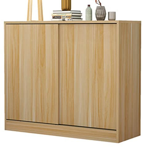 MYJASZZV Flur Schuhschrank Schiebetür Schuhschrank Balkonschrank Modern