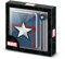 Marvel Captain America Courage-Geschenkbox mit Tagebuch und Fashion Kugelschreiber, Blau