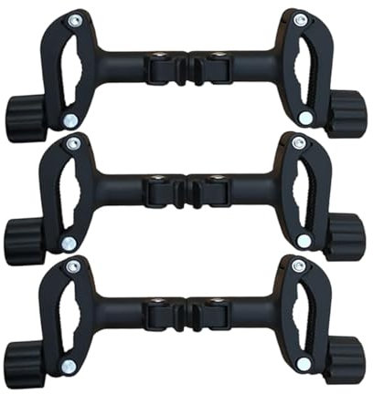 Pram Twin Connector, Double Ride Adapter, Detachable Pram Accessories Linker, Portable Connector Travel, Walking and Shopping, Ideal for Twin Strollers, Easy Installation
