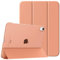 TiMOVO Coque Compatible avec iPad (A16) 11ème Génération 11 Pouces 2025/iPad 10ème Génération 10,9 Pouces 2022, Légère Housse Arrière Translucide en PC avec Réveil/Sommeil Auto, Orange Abricotée