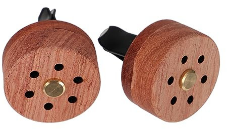 ERINGOGO 1Stück Hölzerner Diffusor Für Auto Parfümclip Für Lüftung Ätherischer Öldiffusor Aus Holz Stilvolle Innenraum Dekoration Duftspender Für Angenehmes Fahrerlebnis