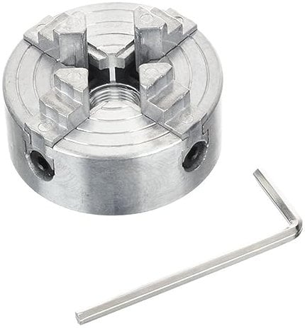 Angoily Backen-spannfutter aus Zinklegierung für Drehbank Metall-mini-drehbank-ersatzteil Drehbankfutter Zubehör Kompakt und Langlebig für Heimwerker und Mechanische Bearbeitung