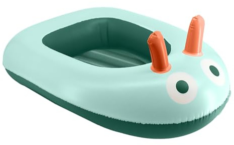 Quut – Bateau Gonflable – Jouet Aquatique pour Enfants 3-8 Ans – 90 x 62 cm – Vinyle Durable Non Toxique – pour Piscine & Plage – Réutilisable & Recyclable