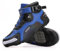 Scarpe Moto Uomo,Traspirante Rinforzate Stivali Motociclista Motocross con Sistema di Chiusura ATOP, Supporto alla Caviglia, Suola Antiscivolo, Impugnatura del Cambio (Blue,43 EU)