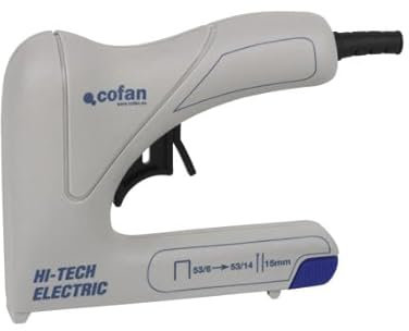 Elektrischer Tacker und Nagler für Heftklammern Nr. 53, Maße von 6 bis 14 mm