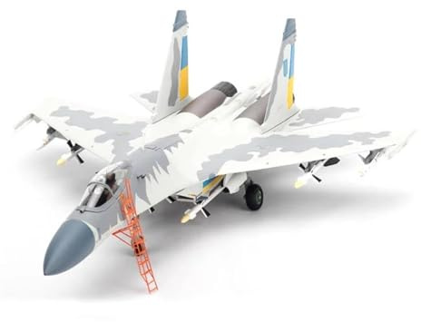 Diecast Maßstab 1:72 Für Ukrainische Luftwaffe Su-27 SU27 Fighter Alloy Souvenir Collection Spielzeug
