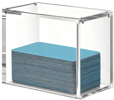 Display-Vitrinen für Sammlerstücke UV-schützender staubdichter stapelbarer | Acryl-Schutzbox Für Booster-Boxen für Puppen, Schmuck, Figuren, Parfüm, Karten, Hobby, Museum, , Tisch, Schra