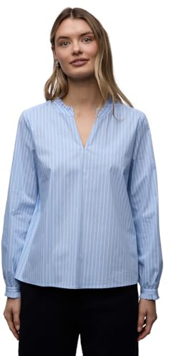 Street One Damen Streifen Bluse mit Rüschen