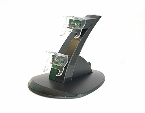 NEON Xbox One USB Dual Charging Station with LED Light Indicator