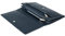 TONY PEROTTI Cortina Damen Geldbörse 17,5 x 10 cm in Blau echtes Italienisches Leder