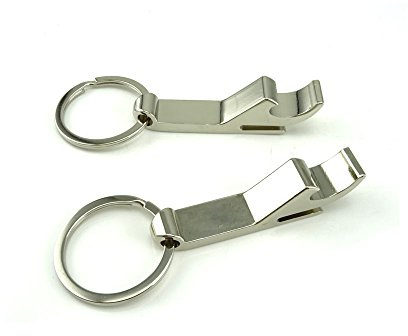 Honbay 2pcs Keychain Bottle Opener - bartender bottle opener - Zinc Alloy Bottle/Can Opener - Versatile & Durable - Premium Keyring Bottle Opener - Metal Pendant Animal Style Beer Keychain Opener