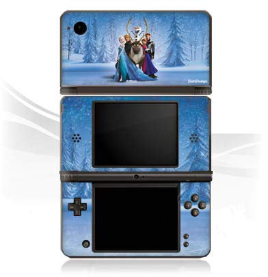DeinDesign Skin kompatibel mit Nintendo DSi XL Folie Sticker Frozen Offizielles Lizenzprodukt Disney