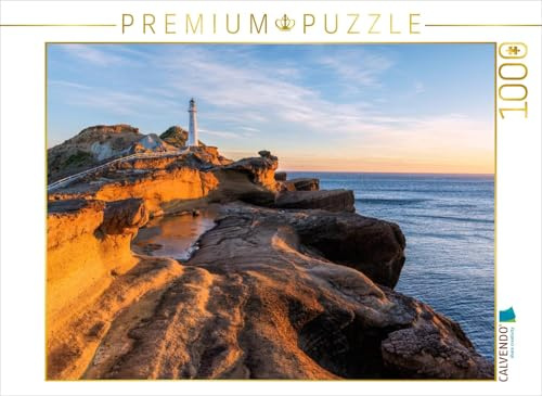 CALVENDO Puzzle Castlepoint Lighthouse - Nordinsel | 1000 Teile Lege-Größe 64 x 48 cm Foto-Puzzle für glückliche Stunden