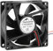 sourcing map 80mm x 80mm x 25mm 8025 24V DC avec Ventilateur Refroidir Longue durée Vie paliers Manchon