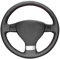 MEWANT Auto Lenkradhülle Lenkradbezug für Golf 5 (V)/ für Golf Plus/für Polo/für Jetta/für Passat/für Passat Variant/für Tiguan/für Touran/für Caddy/für EOS
