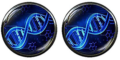 Bloody devil Molekular-Manschettenknöpfe, Wissenschaftliche Manschettenknöpfe, DNA-Manschettenknöpfe, Chemische Physik, Sci-Fi-Manschettenknöpfe, Doktoral-Geschenk, Doppel-Helix-Bio-Manschettenknöpfe